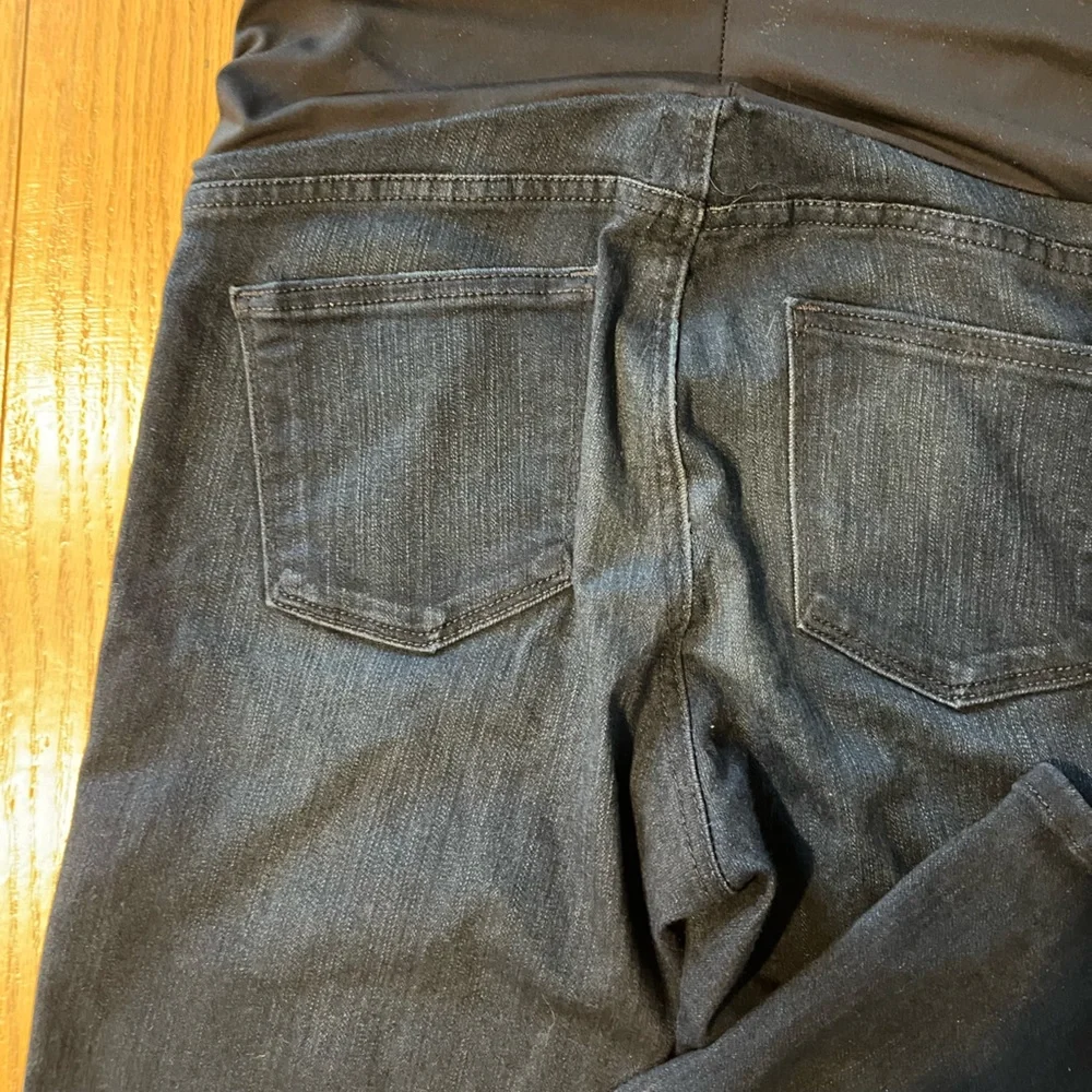 Maternity Jeans Just Black denim size 27 - Picture 3 of 5